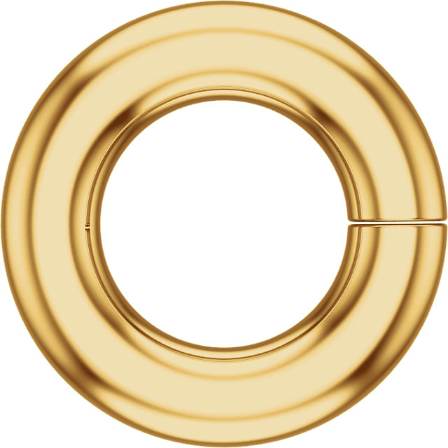 5 Pcs Solid 14K Gold 19 Gauge Open Jump Ring Top Quality