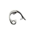 Sterling Silver 4.0mm ID Round Locking Charm Bail