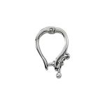 14k Hinged 5.75mm ID Enhancer Hanger Bail with Safety Clasp