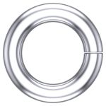 Platinum Round Jump Ring, Light Weight