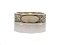 Antique Style 5.5mm Flower Patterned Engravable Band