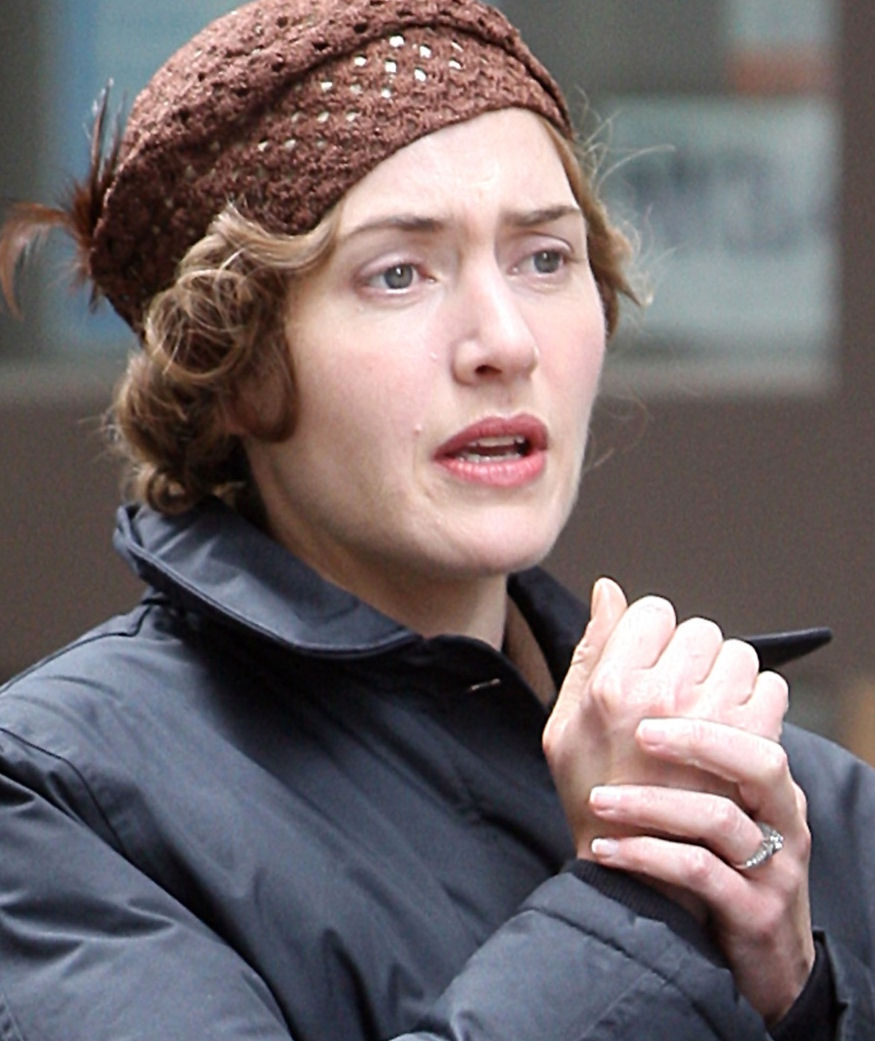 Kate Winslet on the Set of Mildred Pierce
